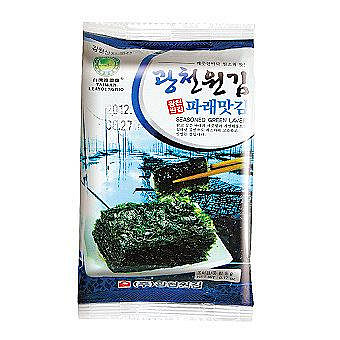 台灣綠源寶-綠海苔、青海苔、傳統石苔5公克x12包  #韓國海苔  @平均每包19元
