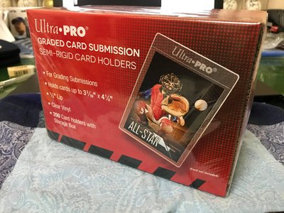 Ultra Pro 半剛性卡套 評級卡保護套 送鑑定用卡夾 一盒200個 中華職棒球員卡 寶可夢PTCG 遊戲王