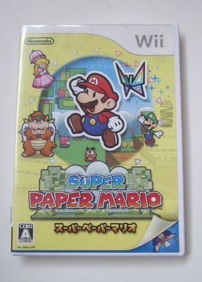 Wii 超級紙片瑪利歐  瑪俐歐Super Paper Mario