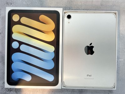 🌚 極新福利機 iPad mini 6 LTE 64G 星光色 台灣公司貨 白色 2023/4/23