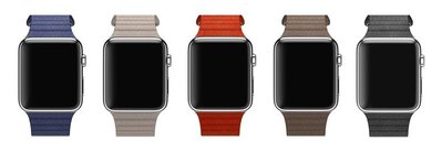 Apple watch 荔枝紋 磁吸錶帶5色