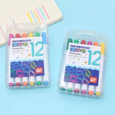12 Colors DIY Drawing Floating Pen Painting Marker Doodle