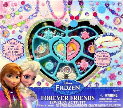 預購 Disney Frozen 迪士尼冰雪奇緣公主 手做 DIY 項鍊 手鍊 串珠 禮盒組 新年禮 生日禮