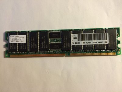 IBM xSeries pSeries 256MB Memory RAM FRU:09N4306 P/N:38L4029