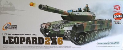 新版 恆龍1/16 2A6 3889-1 坦克德國豹2A6重型遙控坦克 German Leopard 2A6