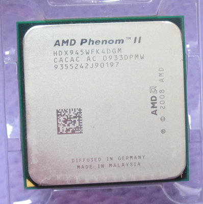 【AM3 腳位】QuadCore AMD Phenom II X4 945 四核心處理器 HDX945WFK4DGM