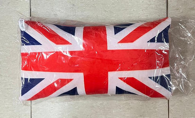 英國國旗 長型抱枕 (45公分) 娃娃 抱枕 英國 國旗造型