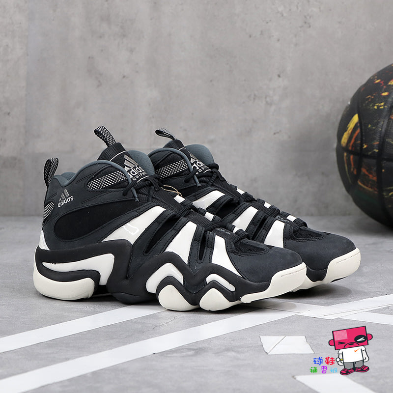 球鞋補習班adidas CRAZY 8 BLACK 黑白小飛俠KOBE BRYANT 復刻籃球鞋