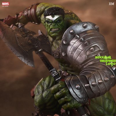 BOXX潮玩~33TOYS XM Studios 1/4 Marvel 星球浩克 Planet Hulk 雕像