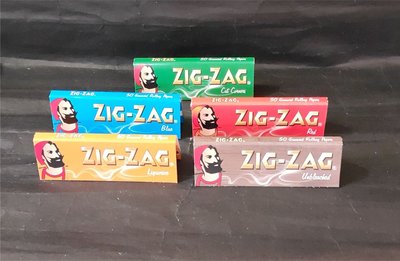 ONE*$1~法國ZIG-ZAG-7公分《 捲煙紙 》每小盒50張*5包一組*不單選