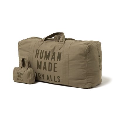 【熱賣精選】現貨HUMAN MADE Boston Bag XL XS波士頓雙手提運動包休閒包