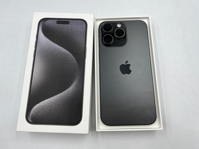 §上進心集團§全新機 iPhone15 Pro Max 鈦金屬256G 黑色 保固2025/5 盒裝 70