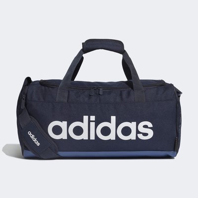 【豬豬老闆】ADIDAS LINEAR DUFFEL BAG 深藍 手拿 側背包 旅遊包 健身包 FM6745