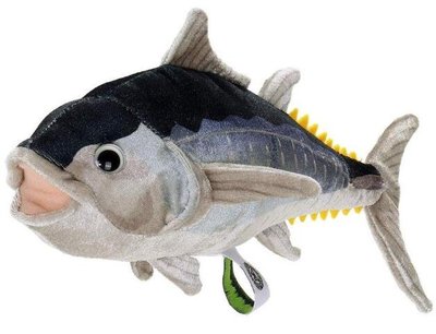 11542c 日本進口 好品質 大款 可愛大海海洋動物 黑鮪魚 北方藍鰭金槍魚類毛絨毛娃娃玩偶收藏品擺件禮品