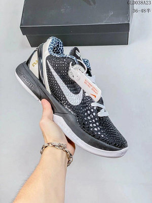 （零點）耐克Nike Kobe 6 黑白GiGi曼巴男子休閑運動跑步鞋籃球鞋