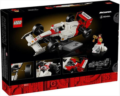 LEGO 10330 麥拉倫 MP4/4 F1賽車 和艾爾頓塞納 樂高公司貨 永和小人國玩具店301
