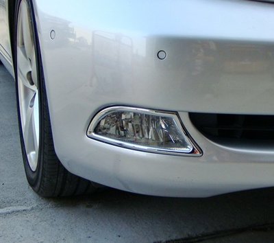 ~圓夢工廠~ Lexus LS600hl LS600h 2006~2009 鍍鉻銀改裝車燈框飾貼 前保桿燈框 前霧燈框