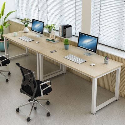 【工廠開倉特價】辦公桌 椅 組合簡約現代辦公室雙人單人工作臺簡易員工書桌 電腦桌子