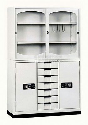 ♤名誠傢俱辦公設備冷凍空調餐飲設備♤905色H型中七抽 鐵櫃 書櫃 置物櫃 (4×6)尺寸:118×40×176 公分