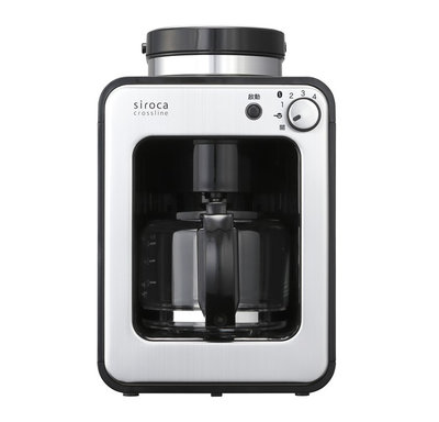 +新家電館+【Siroca Crossline SC-A1210S】日本自動研磨咖啡機 科技銀 實體店面 安心購買