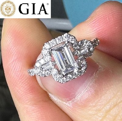 【台北周先生】天然白色鑽石 0.6克拉 璀璨耀眼 頂級D-color 乾淨SI1 八角切割 18K金美戒 送GIA證書