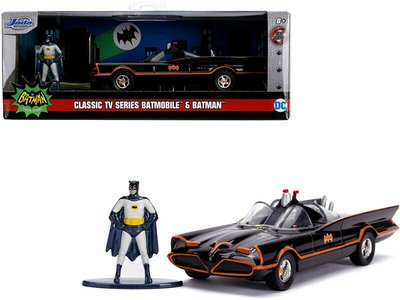 Batman 蝙蝠俠1:32合金車+公仔 Classic TV Series Batmobile & Batman