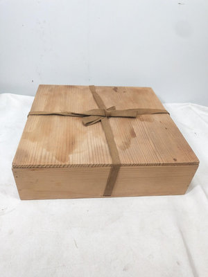 可議價-日本老盒老木箱  內尺寸27275.5厘米【店主收藏】37019