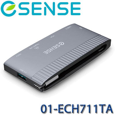 【MR3C】含稅附發票 eSENSE 逸盛 H711 Type-C TO VGA/HDMI/LAN 轉接器