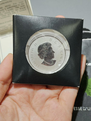 2012年加拿大楓葉銀幣 伊麗莎白二世銀幣 10dolkar