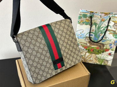 【二手包包】Gucci男款郵差包尺寸2823cm 不限製年齡段哦 NO291829