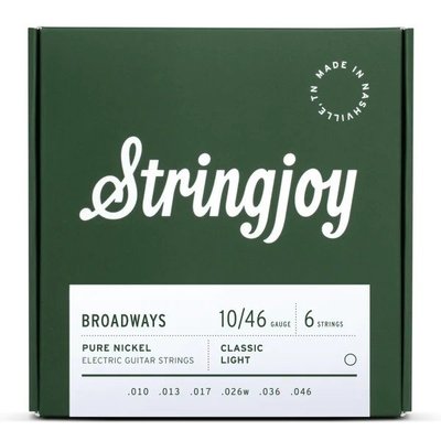 ☆唐尼樂器︵☆美國 手工 Stringjoy 10-46 11-48 BROADWAYS 純鎳 電吉他弦