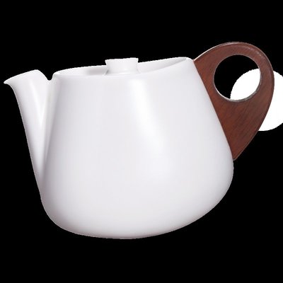 【澄韻堂】現貨不用等、免運-宜龍陶瓷茶具組 白．居易(單壺/265ML)