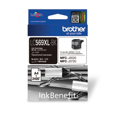 【Pro Ink】Brother LC569XLBK 原廠黑色墨水匣 - MFC-J3520、MFC-J3720‧含稅