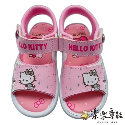 【樂樂童鞋】【限量特價!!】台灣製三麗鷗可愛涼鞋--粉色 另有桃色可選 K089-2 - Kitty童鞋 台灣製涼鞋