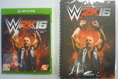 XBOX ONE WWE 2K16 激爆職業摔角 2K16 附特典筆記本 (英文亞版)(全新未拆商品)【台中大眾電玩】