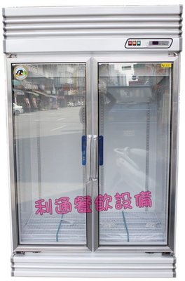 《利通餐飲設備》百葉 台製2門 --玻璃冰箱 雙門冷藏冰箱.兩門冷藏玻璃冰箱 西點櫥 冷藏展示廚 玻璃展示櫃