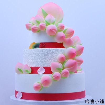 模具 蛋糕模具 烘焙模具 壽桃模具硅膠巧克力慕斯生日蛋糕裝飾特大桃子空心立體水果模型此款小號規格