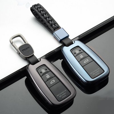 下殺-TOYOTA 豐田 全新RAV4 5代 Camry 8代 汽車 鑰匙套 C-HR CHR 鑰匙包 汽車 鋁合金 鑰