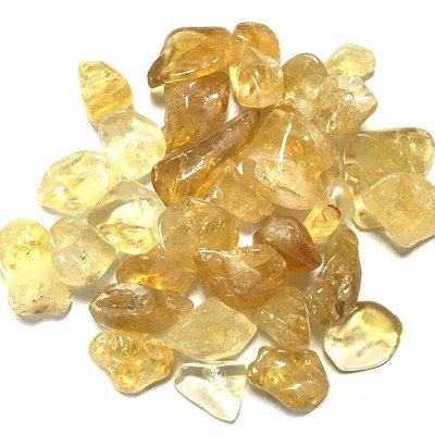 【天然水晶】天然黃水晶碎石  家居裝飾 大顆粒15-20mm 黃水晶碎石擺件