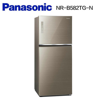 Panasonic 國際牌- ECONAVI雙門580L冰箱 NR-B582TG-N 翡翠金