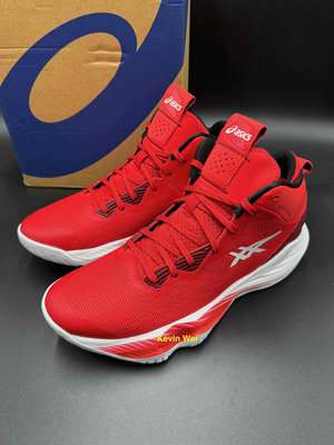 asics 亞瑟士 Nova Surge 2 紅白 1061A040-600 籃球鞋 US10