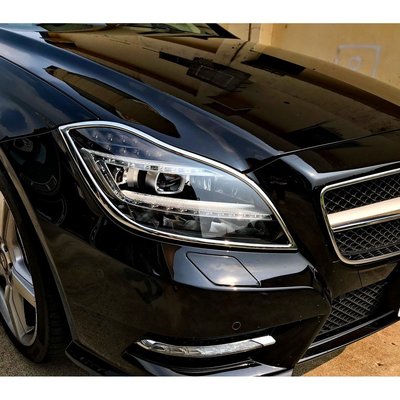 【JR佳睿精品】Benz 賓士 CLS W218 Wagon 2011-UP 鍍鉻大燈框 電鍍 銀