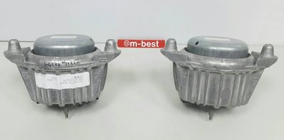 BENZ W212 S212 M274 2012- OEM廠製引擎腳x2 (套餐組) 2122407217