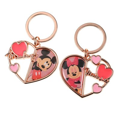 《現貨》Coco馬日本代購 日本迪士尼商店 正版~ 米奇米妮 情侶鑰匙圈 鑰匙圈 吊飾 掛飾 情人節禮物
