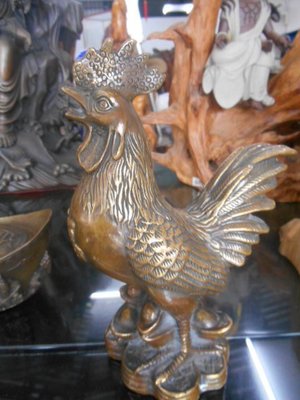 100%天然銅雕造型公雞特價出清請先詢問庫存