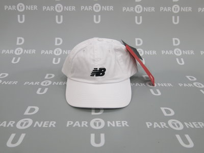 【Dou Partner】NEW BALANCE LOGO刺繡 棒球帽 老帽 白色 LAH91014WT