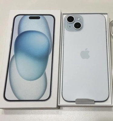港版 雙卡 Apple iPhone 15 Plus 藍色 128G 二手【台北市自取面交】