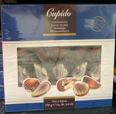 2/29前 Cupido 比利時酷比特貝殼巧克力禮盒250g 到期日依據取貨最遠
