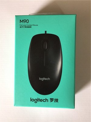 Logitech\/羅技M90有線USB臺式筆記本電腦商務辦公光電游戲 標