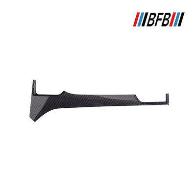 汽車配件 汽車尾翼 適用于14-20款特斯拉Model X S碳纖維儀表臺右長飾條 干碳纖內飾